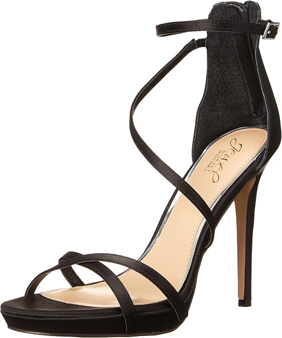 Jewel Badgley Mischka Galen Platform Glitter Evening Shoe