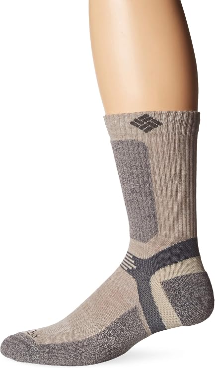 Columbia Men's 1 Pack Premium Hiking Crew Socks