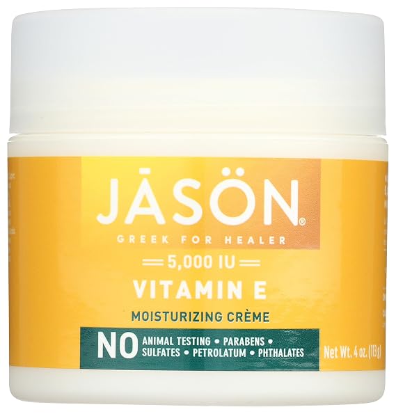 Jason Revitalizing Vitamin E 5000 IU Moisturizing Creme, 4 Ounce Container, Multicolor, Organic