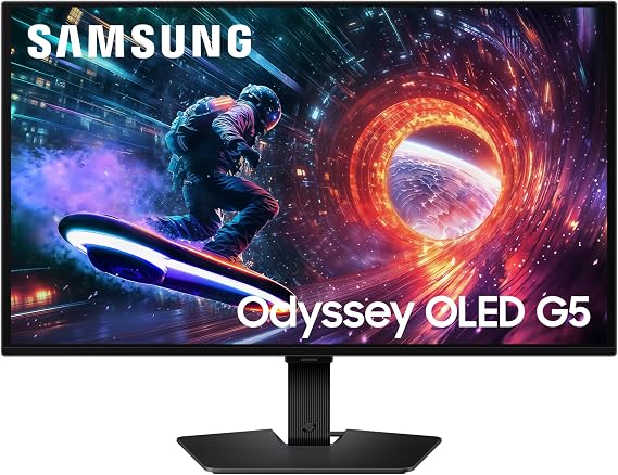 Samsung 27 Odyssey OLED G5 (G50SF) Series QHD & QD-OLED Gaming Monitor