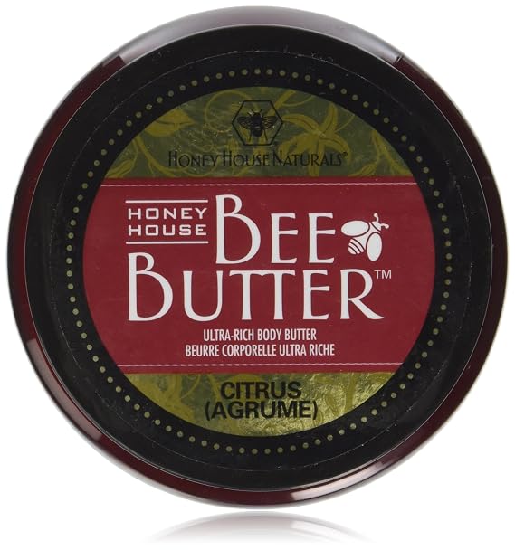 Honey House Naturals 8 oz Tub Bee Butter Citrus