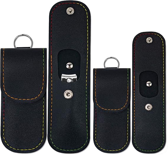 4PCS Manicure Kit Bag, 4-in-1 Nail Clipper Case