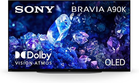 Sony 42 Inch A90K BRAVIA XR 4K HDR TV OLED Smart Google TV (XR-42A90K) | XR Processor with AI Technology, Dolby Vision/Atmos, Exclusive Features for PlayStation5, 4K movie credits included