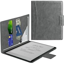 Zspeed Premium PU Leather for Remarkable 2 Case with Pen Holder, Compatible with Remarkable 2 Tablet 10.3"(2020 - Slim Folio Cover, Folder Design, Business Protective Remarkable 2 Folio, Grey