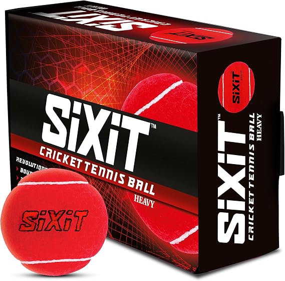 Heavy Cricket Tennisball-Pack of 6