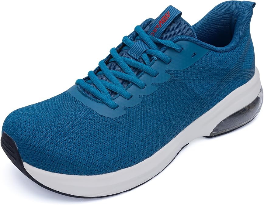 Men's Wide Toe Box Walking Shoes | Arch Support Orthotic Sneakers for Plantar Fasciitis, Bunions, Pain Relief