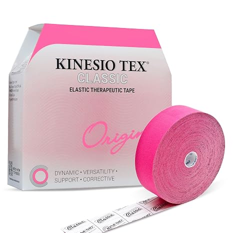 Kinesio Taping - Elastic Therapeutic Athletic Tape Tex Classic - Bulk Roll - Red 2 in. x 103 ft