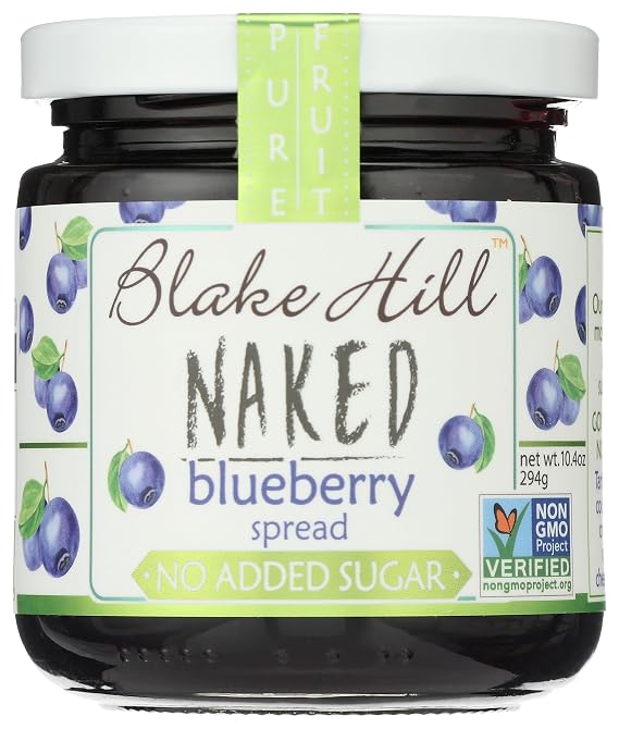 Blake Hill Preserves, Jam Naked Blueberry, 10.4 Ounce