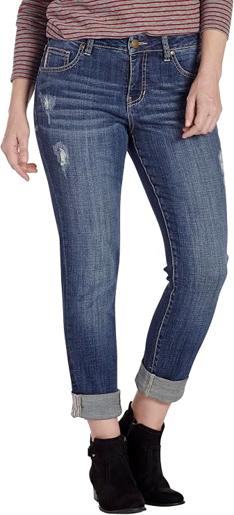 Jag Jeans Women's Carter Mid Rise Girlfriend Jeans