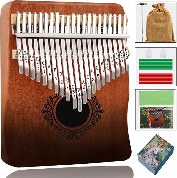 Kalimba 21 Keys ,Calimba , Portable Kalimba Thumb Piano , Finger Piano Kalimba 21 Keys , Thumb Piano for Adults and Beginners.