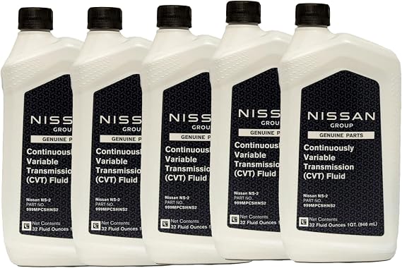 Nissan Genuine OEM CVT-2 Transmission Fluid 999MP-NS200P (5 Quarts)