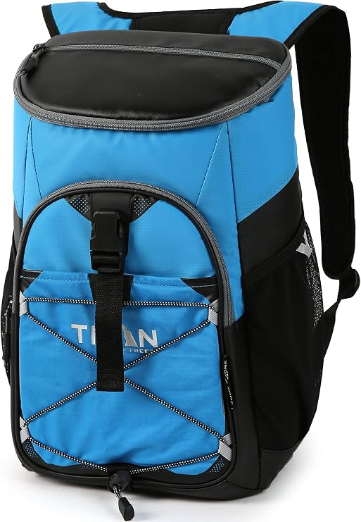 Titan Deep Freeze Backpack Cooler - 24 Can - Process Blue - Cooler Bag Insulation