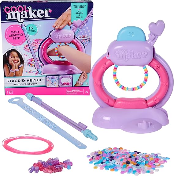 Cool Maker Stack'd Heishi Studio Bracelet Making Kit, Age 7+