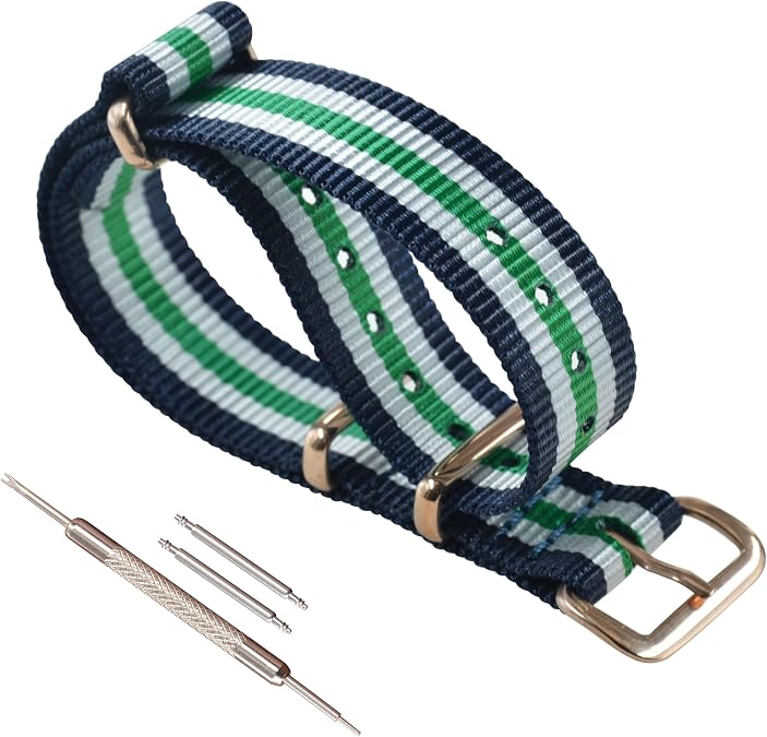 Thin Nylon Watch Strap Replacement(10 12 13 14 15 16 17 18 20mm)