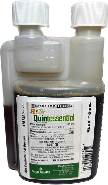 Prime Source Quintessential- Quinclorac with H-Value Technology for Increased Absorption- 7.5oz Bottle