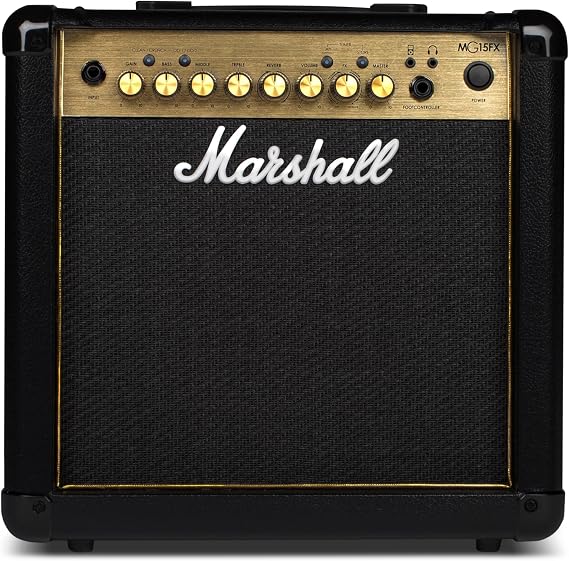 Marshall MG15GFX Combo Electric Guitar Amplifier - Black