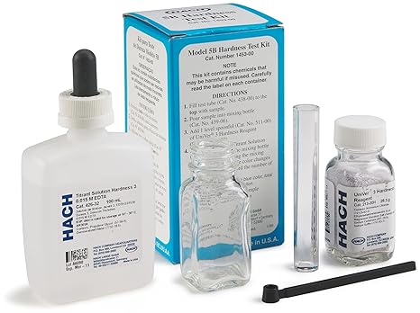 Hach Total Hardness Test Kit, Model 5-B, Drop Count Titration, 145300