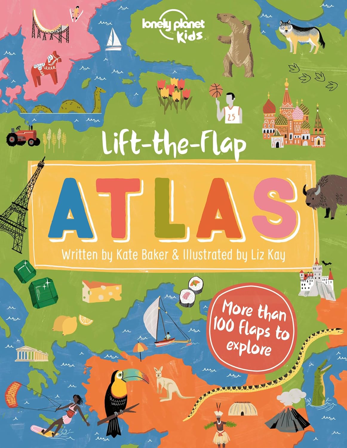 Lonely Planet Kids Lift-the-Flap Atlas Hardcover – Lift the flap, August 18, 2020