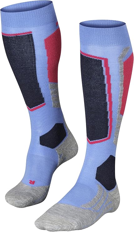 FALKE Women's SK2 Intermediate Ski Socks, Warming, Quick Dry Merino Wool, 1 Pair