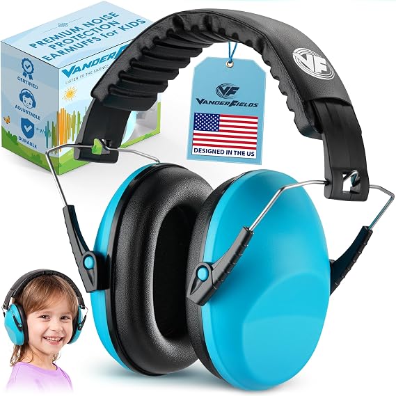 Kids Noise Canceling Headphones - 31 dB (2K Hz) - Ear Protection Earmuffs