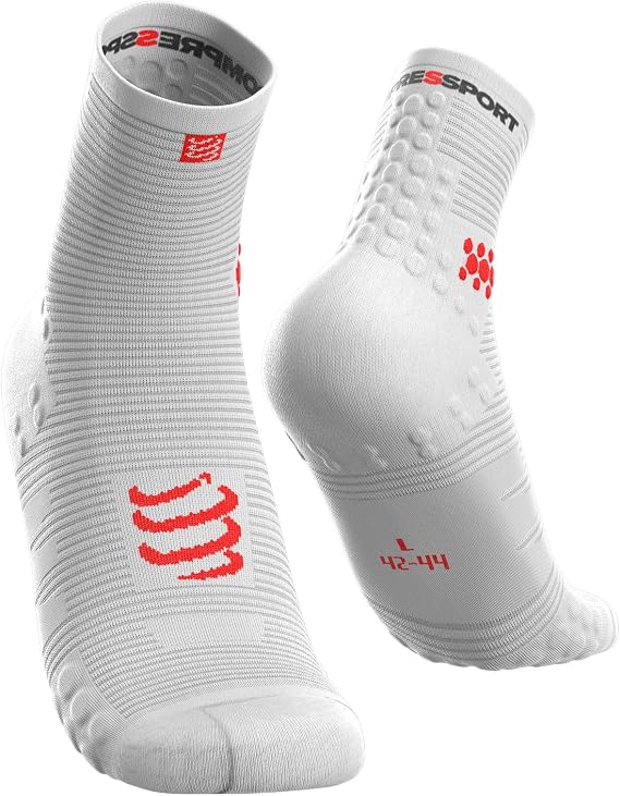 COMPRESSPORT PRORACING SOCKS V3.0 (PRS V3) - RUN HIGH (T4, White)