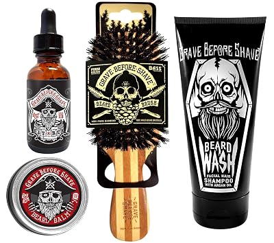 Grave Before ShaveTM Beard Care Pack Bay Rum Blend
