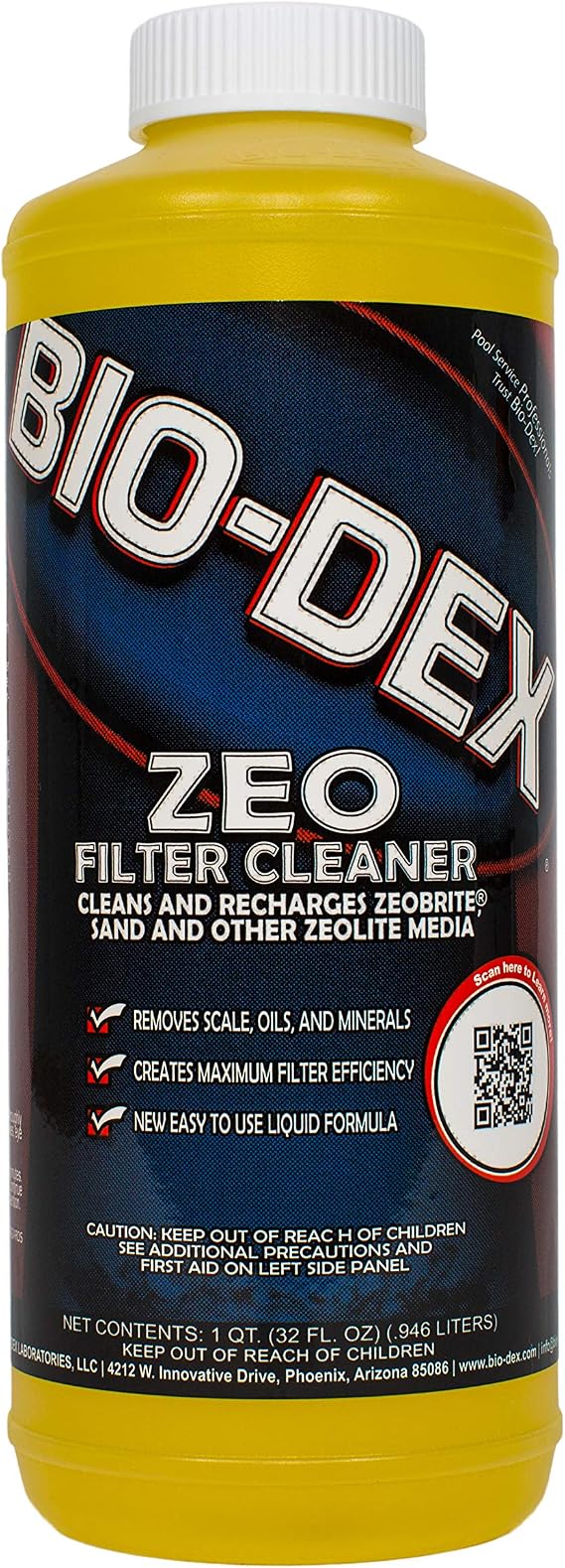 Bio-Dex Zeo Filter Cleaner (1 qt)
