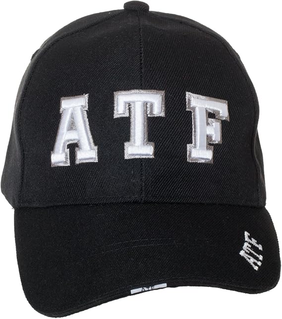 Deluxe Black Embroidered Law Enforcement/Security Novelty Baseball Caps