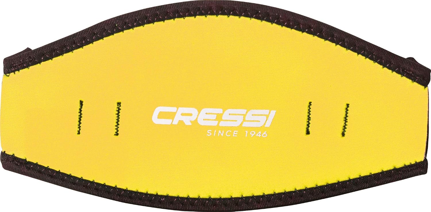 Cressi Neoprene Mask Strap Cover, Yellow Duplicate