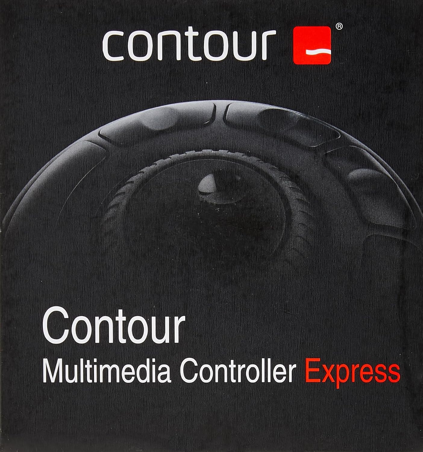 Contour Multimedia Controller Xpress | Ergonomic Jog Dial for Video Music Image Editor | USB Multimedia controller for PC and Mac | 5 buttons | 7 Speed Jog Ring - Black