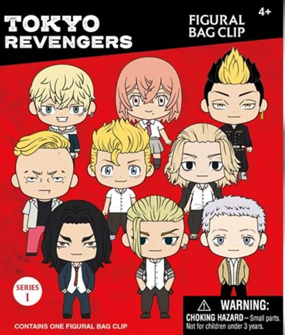 Tokyo Revengers Series 1 5" Collectible Bag Clip Blind Bag (ONE Random Figure) Anime Character Keychain/Backpack Accessory | Official Licensed Merchandise