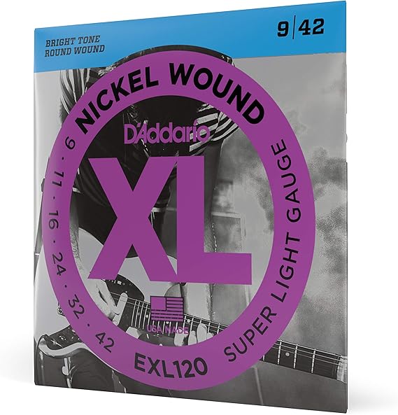 Daddario Exl120 Elektro Gitar Tel Seti, Xl, 9-42, Nickel Wound, Su