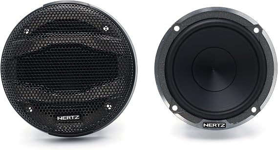 HERTZ Mille Pro Series MP-703 Pair of 3 in. (70mm) Midrange Speakers with Neodymium Magnets + Grilles