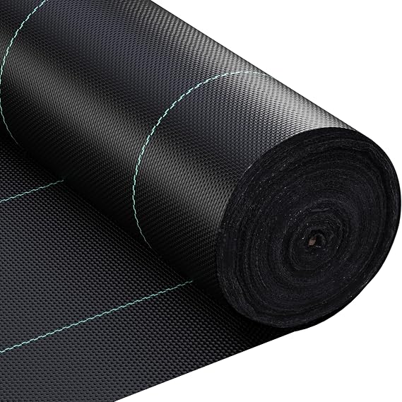 Doniks 6.5x330ft Driveway Fabric,3.5OZ Commercial Heavy Duty Weed Barrier Fabric, Garden Landscape Fabric,French Drain Fabric for Erosion Control,Landscape Fabric,Weed Barrier,Construction Projects