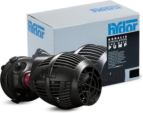 Hydor Koralia Evolution Circulation & Wave Pump , 750-850 GPH, 115 Volts, Black