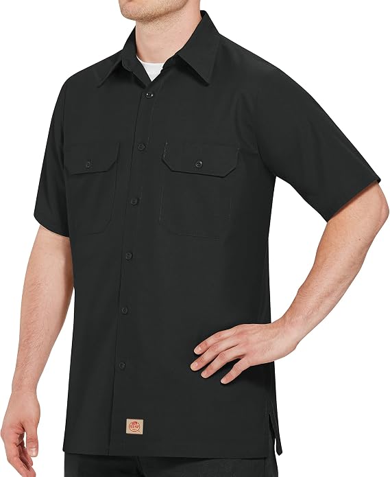 Red Kap Unisex Adult Red Kap Men's Short Sleeve Solid Ripstop Shirt