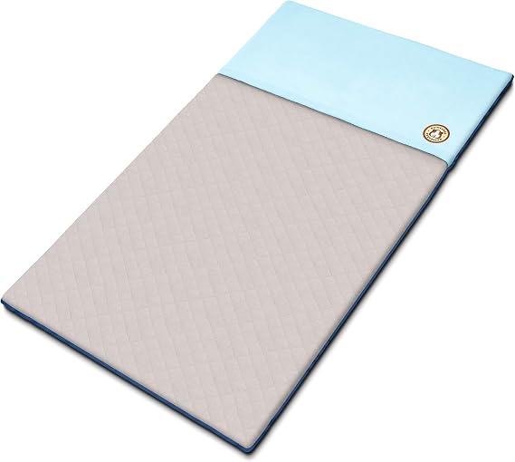 GuineaDad Original Reusable Cage Liner Blue Fleece Bedding with Burrowing Pocket Extra Absorbent Core & Waterproof Bottom Fits C&C 2x4 Guinea Pig Cages Small Animal Supplies