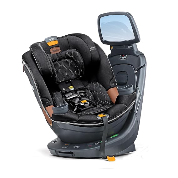 Chicco Fit360 Rotating Convertible Car Seat with Mirror, Rear-Facing