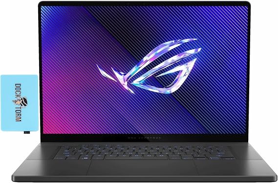 ASUS ROG Zephyrus G16 16.0" 240Hz OLED WQXGA Gaming Laptop (Intel Ultra 9-185H, RTX 4090 16GB, 32GB LPDDR5X RAM, 2TB PCIe SSD, RGB Backlit KB, Thunderbolt 4, WiFi 6E, BT 5.3, Win 11 Pro) /w DKZ Hub