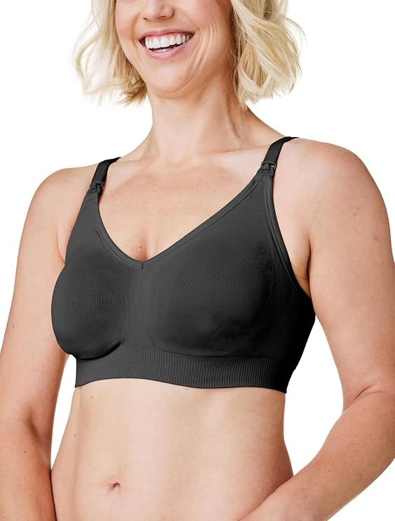 BRAVADO! DESIGNS Women's Body Silk Seamless Nursing Bra and Maternity Bra, XS - XXL---