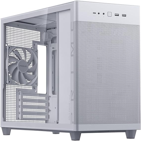 Asus Prime AP201 Temperli Cam Micro ATX Beyaz Bilgisayar Kasası