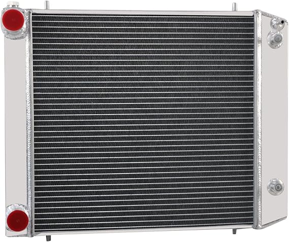 All Aluminum Radiator for 1993-1999 Land Rover Defender 90 Defender 110 Discovery 50th Anniversary Edition Series II LE LSE SD SE7 XD Sport 3.9L 4.0L V8, 93 1994 1995 1996 1997 98, 3 Row core