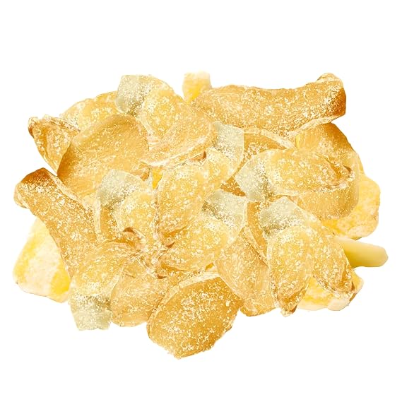 Amrita Crystallized Ginger Slices 1 lb Sweetened Candied Ginger Snack