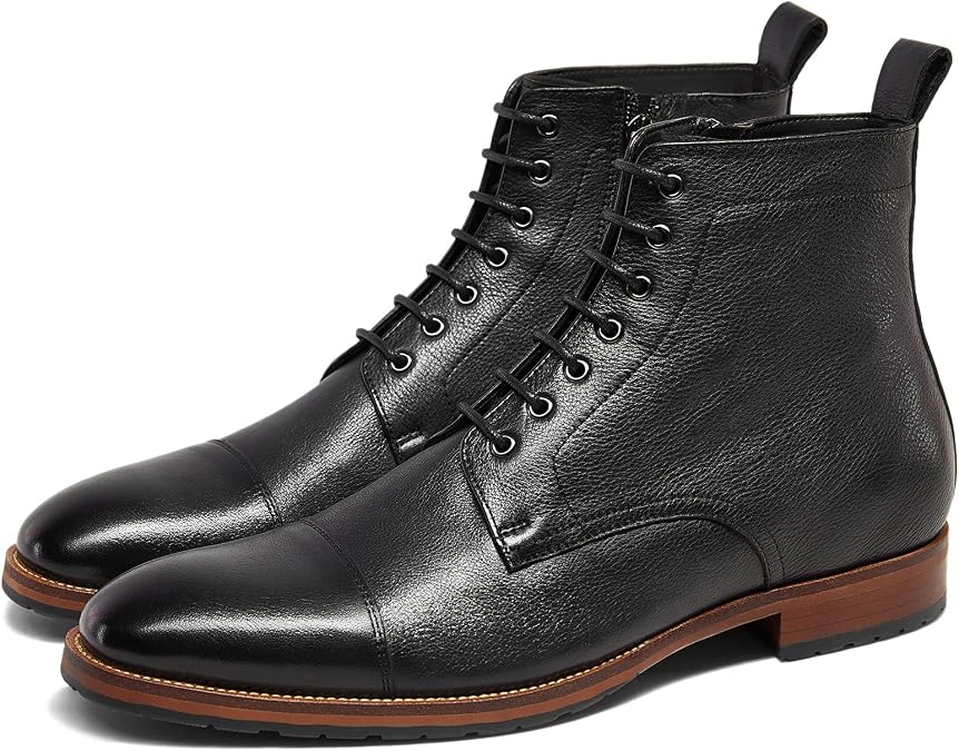 Mens Casual Chukka Boots Leather Dress Boots for Men