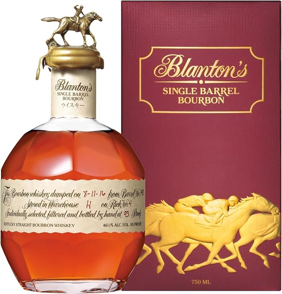 Blanton's Bourbon Single Barrel Red Label 46.5% Vol. 0.75 L in Gift Box