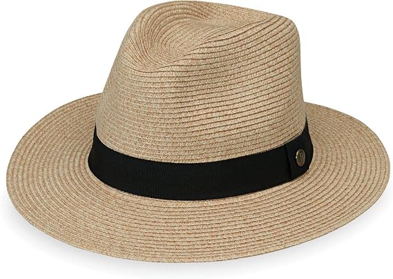 Unisex Palm Beach Fedora, Medium-Large or XL, Packable, UPF 50+, Adjustable