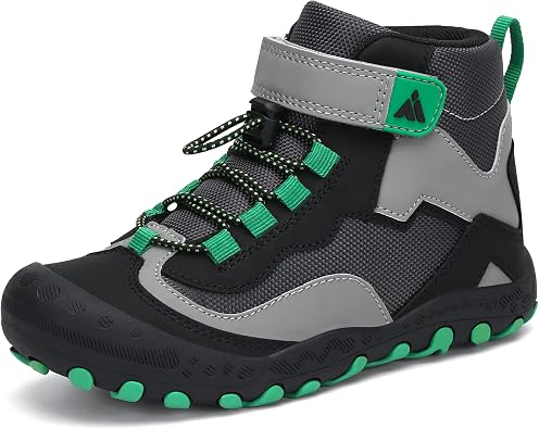 Mishansha Kids Low Top Hiking Shoes + Kids High Top Hiking Boots