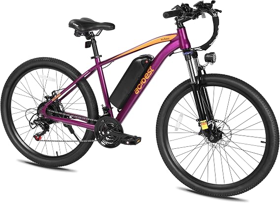 ACTBEST Apex Electric Bike for Adults, 21-Speed Mountain Lightweight Ebike with Peak 1200W Brushless Motor, 48V 499Wh Removable Battery, 27.5''x2.1'' Tire Step Over E-MTB, Up to 55 Miles Range