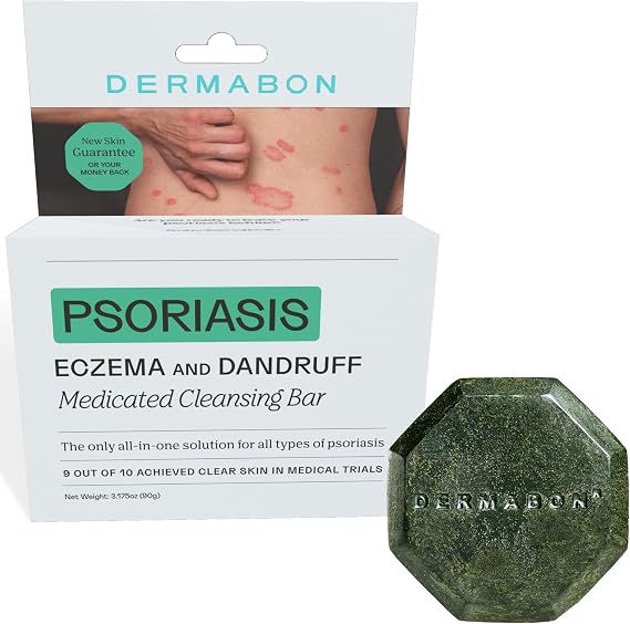 Coal Tar Soap for Psoriasis & Eczema - Dermatitis Relief Bar Soap 3.175 oz