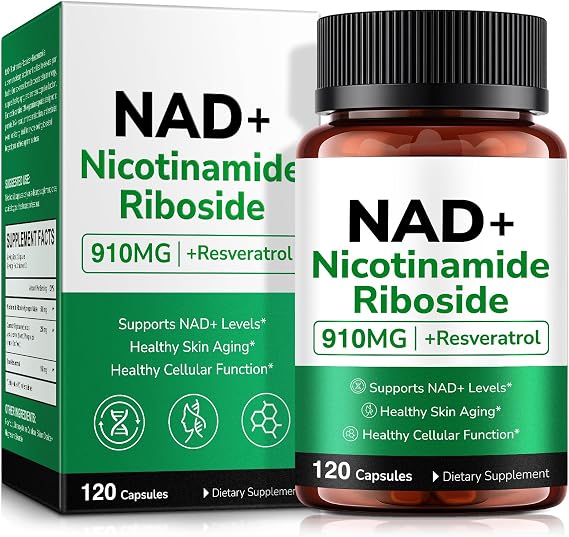 NAD Supplements for Women, 120PCS NAD+ Supplement for Anti Aging and Cell Regeneration,Supports Cellular Energy, Brain, Muscle,Take 1 Daily | 1 Bottle